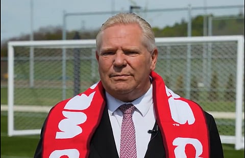 Doug Ford announcing that bars will be open late