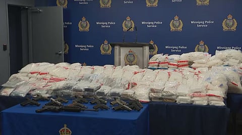 Winnipeg police announce largest drug bust in Manitoba history with $37 million seizure