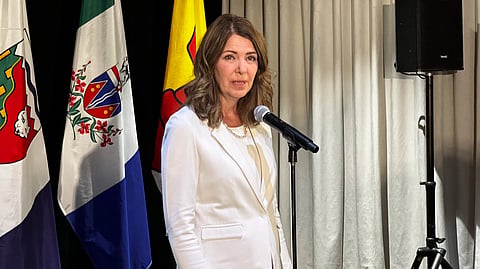 Danielle Smith at the Western Premiers Conference on May 25, 2026. 