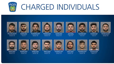 Those who were charged