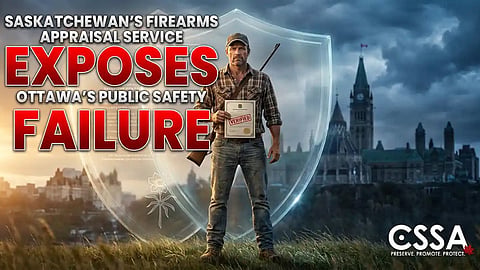 Saskatchewan’s firearms appraisal service exposes Ottawa’s public safety failure