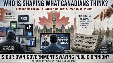 Are Canadians being taught what to think?
