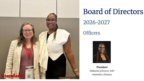 Dr. Natasha Johnson President Canadian Pediatric Society