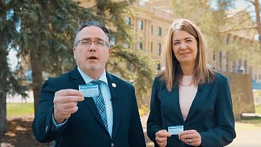 Dale Nally and Danielle Smith