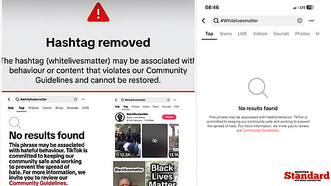 TikTok Removes #WhitelivesMatter 