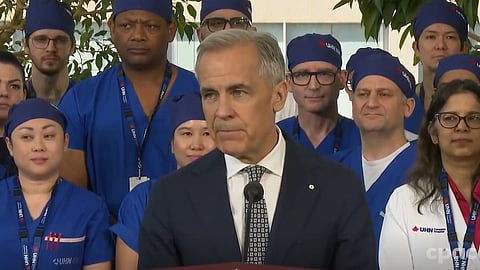 Mark Carney announcing the new AI strategy