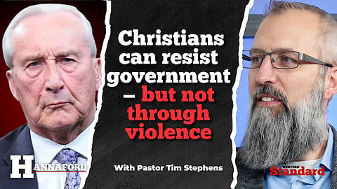 Christians can resist government — but not through violence