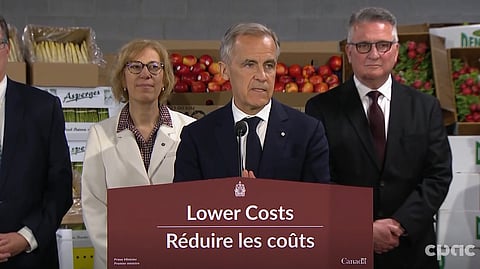 Prime Minister Mark Carney announced a new $3.2 billion national food security strategy