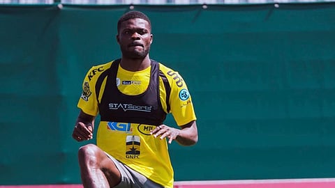 Thomas Partey in training