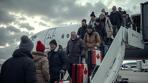 "Canadians leaving Canada" AI-Grok