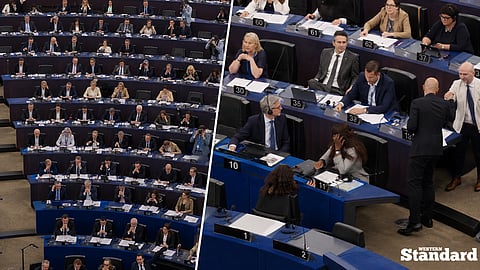 'SEND THEM BACK:' EU MEPs chant as parliament passes stricter migration law