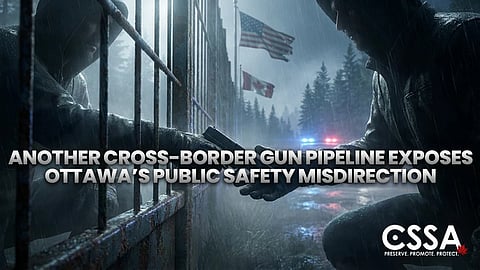 Another cross-border illegal gun pipeline exposes Ottawa’s public safety misdirection