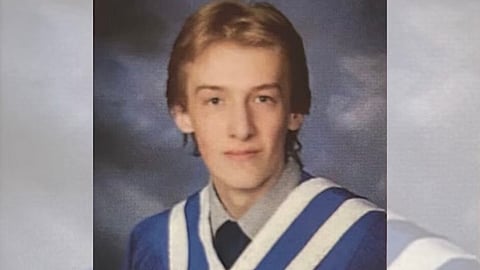 Seth Scott Hatfield’s high school yearbook photo.