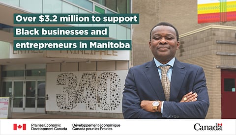 Feds spending $3.2 million on black entrepreneurs and businesses in Manitoba