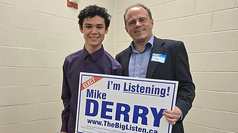 Mike Derry (right) has been selected by UCP members as their candidate for the upcoming Calgary-Shaw by-election, defeating Calgary Ward 13 Councillor Dan McLean in the nomination race.