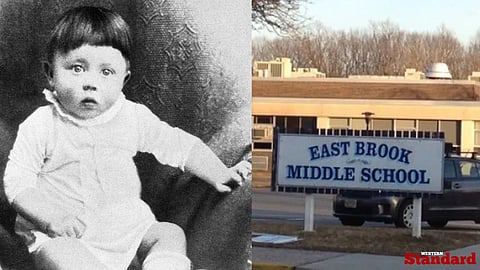 A New Jersey middle school has confiscated student yearbooks and launched an investigation after administrators discovered a photograph of Adolf Hitler had been included in the publication’s baby photos section.