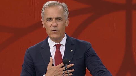 Prime Minister Mark Carney at the Canada Day celebrations in Ottawa on July 1, 2026. 