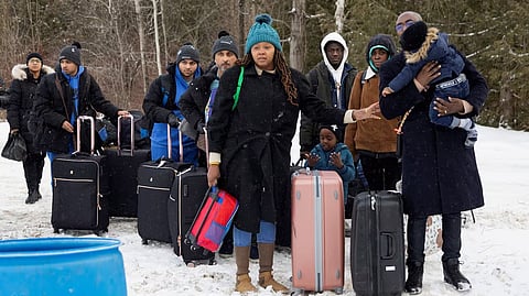 Roxham Rd, Quebec illegal border crossing