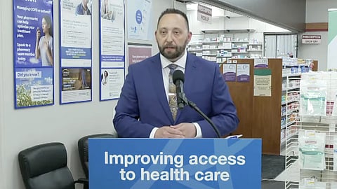 Primary and Preventative Health Services Minister Justin Wright.