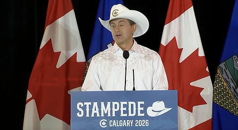 Tory leader Pierre Poilievre took to the stage amid thunderous applause at the United Conservative Party’s annual Calgary Stampede BBQ and delivered a speech that invoked tradition as well as called for a renewed push for conservative political change in Canada.