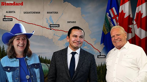 With Alberta Premier Danielle Smith and Ontario Premier Doug Ford unveiling plans for a new pipeline from Alberta to Ontario on Monday, questions are already being raised about what obstacles stand in the way of turning the proposal into reality.