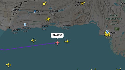 Last known location of K2 Cargo Airways flight that is suspected to have crashed