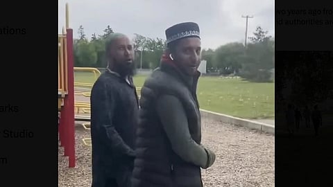 Two 'newcomers' who filmed children at Saskatoon water park