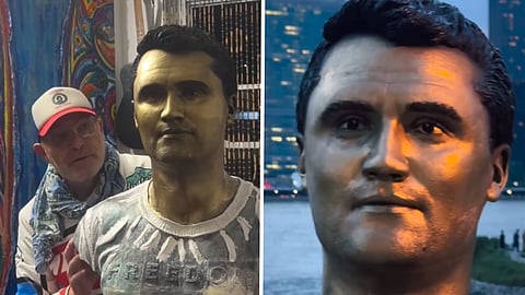 WATCH: Sculptor unveils plans for Charlie Kirk monument in Times Square