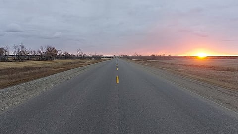 Highway 2 in Manitoba