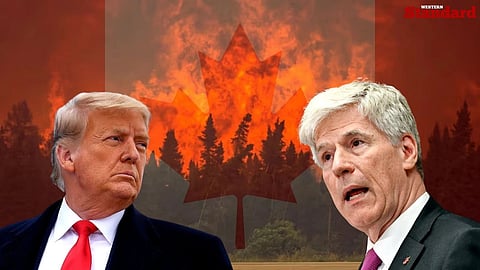 Natural Resources Minister Tim Hodgson has dismissed US President Donald Trump’s suggestion that he could place tariffs on Canada over wildfire smoke drifting south of the border, saying Canada will continue to respond to cross-border emergencies by working together instead of “pointing fingers.”