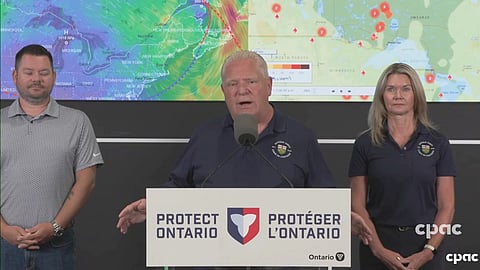 Doug Ford providing fire updates