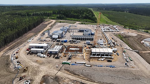 Berland River Compressor Station C3 Unit Addition site.
