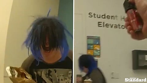 Bodycam captures trans student's explosive outburst before arrest