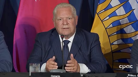 Ford said that 'everything is on the table' when questioned about retaliatory measures against the U.S.