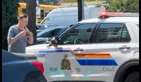 Suspect caught on film moments before deadly shooting in North Vancouver.