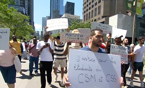 Montreal International Student Protest on Sunday, July 19th