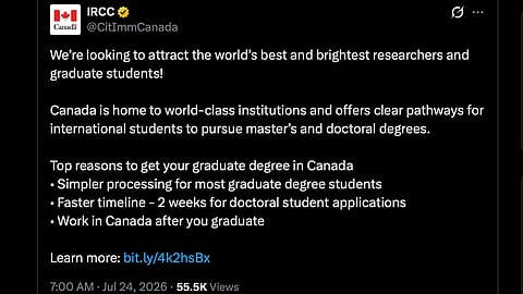 Post from @CitImmCanada on Twitter/X