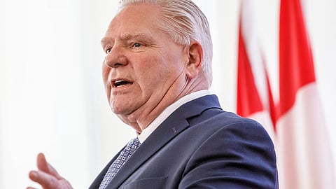 Doug Ford at the Toronto Metropolitan University