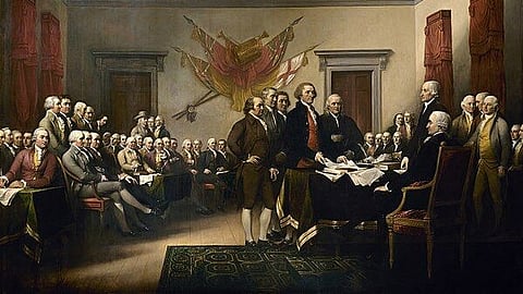 Declaration of Independence painting