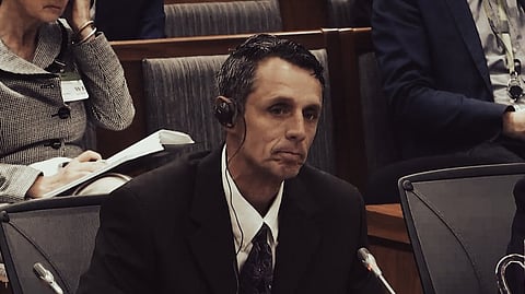 CBSA whistleblower Luc Sabourin testifying at Committee