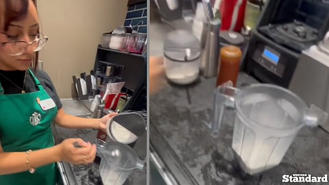 WATCH: Starbucks employees report health concerns over new 'blending powder'
