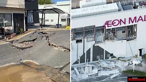  A magnitude 7.1 earthquake struck Japan's southern island of Kyushu
