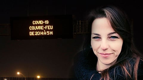 Stéphanie Pépin, for whom the Justice Centre provided lawyers over the past three years. Pépin was stopped by police and ticketed at a protest for being in public past the 8:00 p.m. curfew deadline.