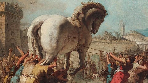 The Trojan Horse in Homer's Odyssey