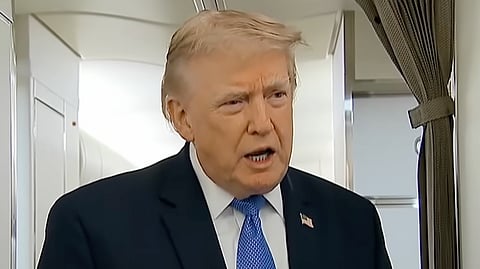 US President Donald Trump 