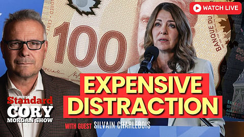 'Expensive Distraction' with Danielle Smith and $100 bill