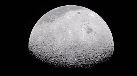 A massive piece of a SpaceX Falcon 9 rocket booster slammed into the moon at high speed early Wednesday after drifting through space for more than a year.
