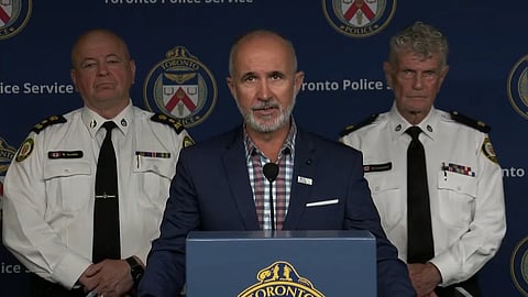 Chief Myron Demkiw and Superintendent Ron Taverner presented the results alongside Rui Rodriguez of the Retail Council of Canada