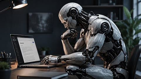 Robot, writing 