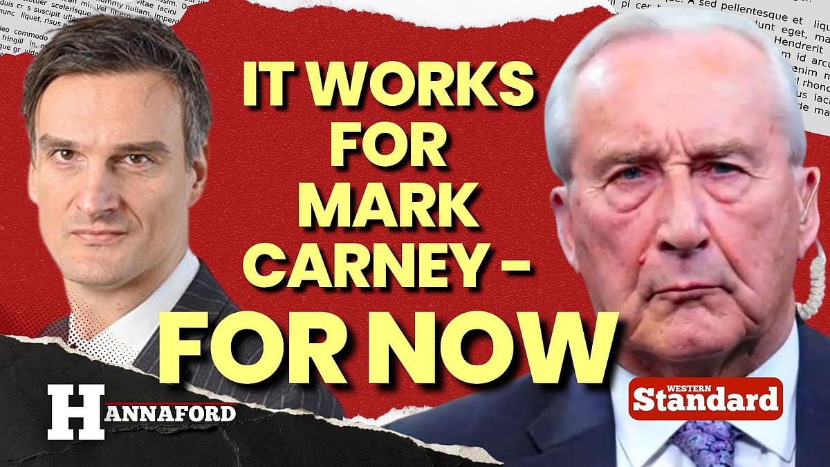 HANNAFORD: Trade impasse works for Mark Carney - for now